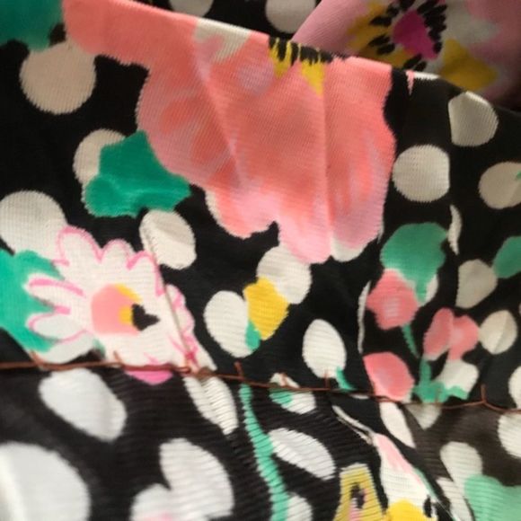 1960s Vintage Handmade Polka Dot Floral Maxi Dress - Picture 11 of 13